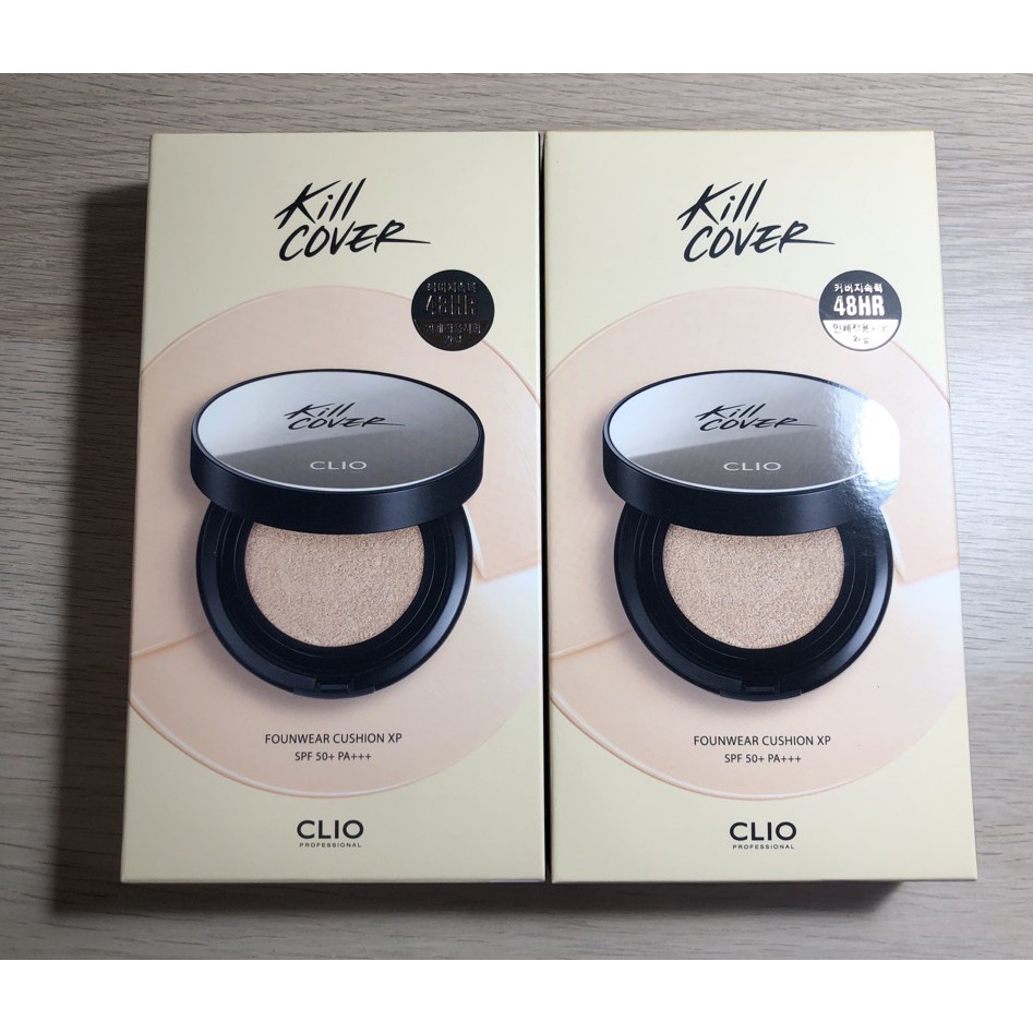 韓國CLIO Kill Cover Founwear Cushion XP 48小時持妝 光感無瑕氣墊粉餅