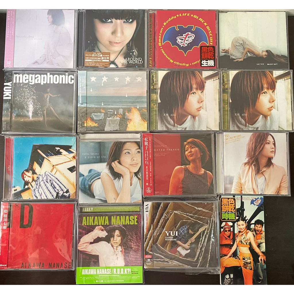 相川七瀨yui 松隆子徐若瑄黑色餅乾鈴木亞美aiko Yuki Vivian Hsu Lil Vivi 單曲 蝦皮購物