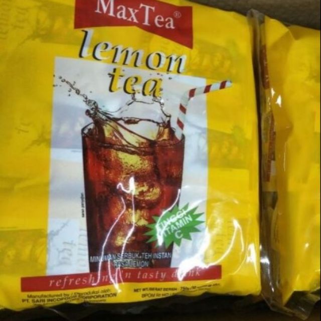 印尼 MaxTea Lemon Tea 檸檬紅茶 30入 紅茶 即期品