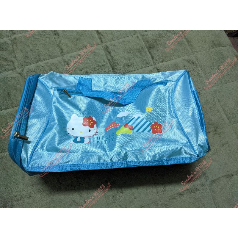 🌿珊卓雜貨舖🌿 Hello Kitty 悠遊時尚旅行袋（可放鞋口袋）