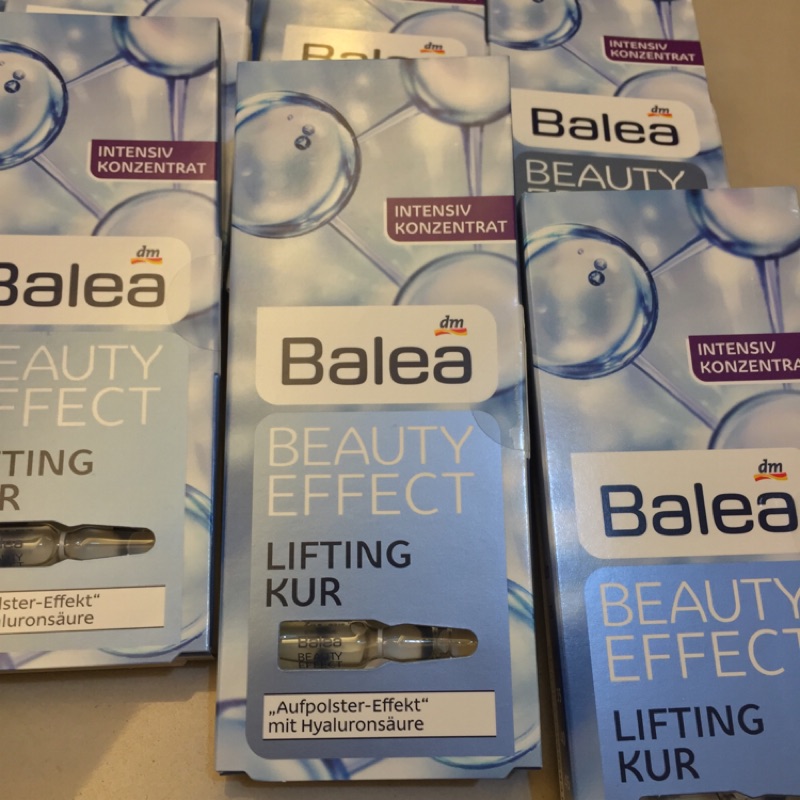 德國DM Balea Beauty Effect Lifting Kur 玻尿酸緊緻提拉安瓶 密集修護 聖誕特賣