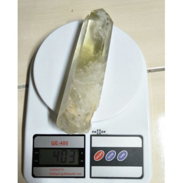 天然黃水晶/晶柱/原礦