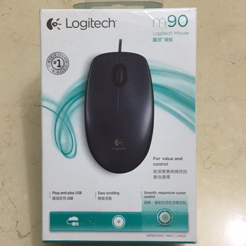 Logitech 羅技 M90 光學滑鼠