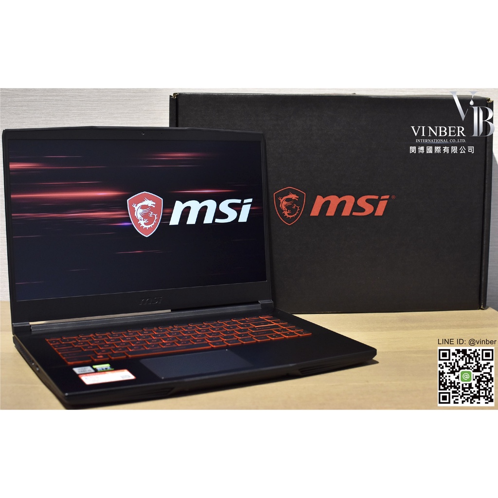 【閔博國際】(盒裝保固內) MSI GF65 / RTX3060 / i5-10300H 輕薄電競筆電