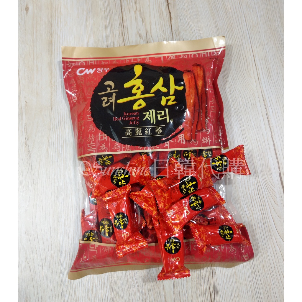 少量現貨 韓國 CW 紅蔘軟糖 高麗紅蔘軟糖 軟糖 糖果 紅蔘糖 禮糖 高麗紅蔘 350g 100g