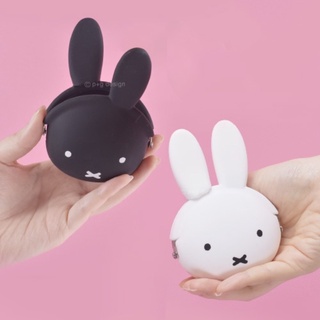 日本正版 mimi POCHIBI miffy 臉型 米菲兔 米飛 米飛兔 矽膠零錢包 珠扣零錢包 小物包 零錢包
