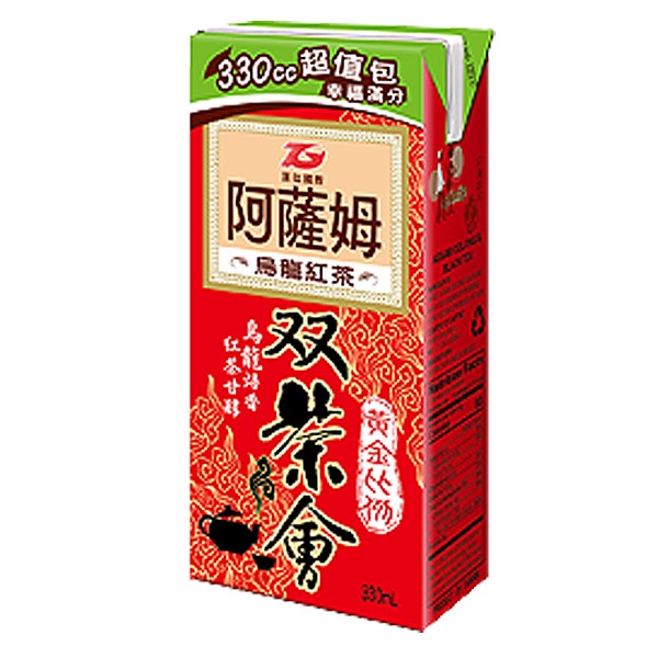 匯竑阿薩姆 雙茶會烏龍紅茶[箱購] 330ml x 24【家樂福】