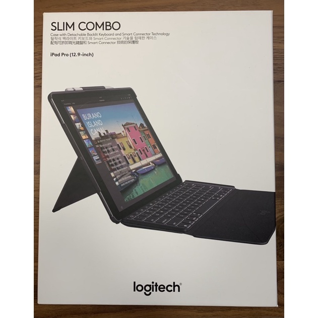 Logitech slim combo 12.9 iPad Pro 2 羅技iPad Pro 12.9 2代 英文鍵盤