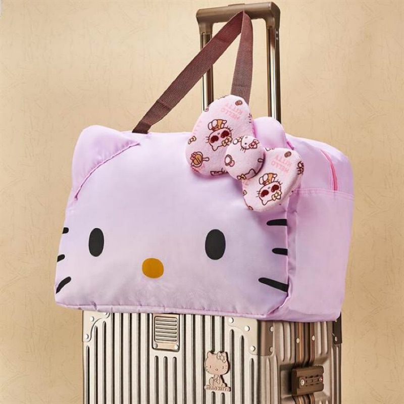 買1贈2 全新加贈行李吊牌 Hello Kitty完美閨蜜旅行袋 雙面用 瑜伽包 運動包 昇恆昌