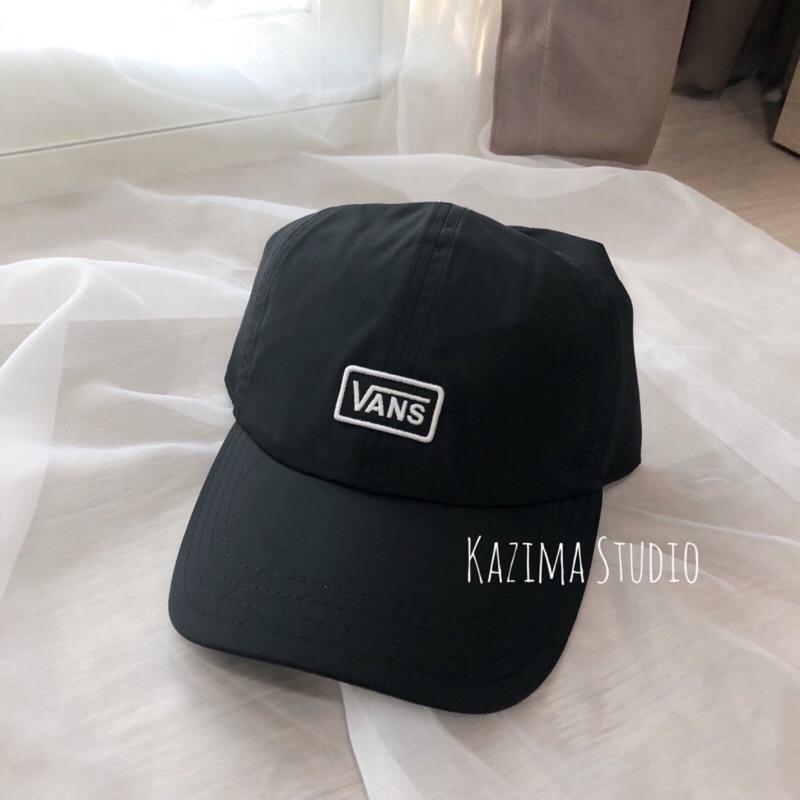 Kazima VANS 大Logo 老帽 彎帽 棒球帽 帽 帽子 情侶帽 Logo帽 Logo Box 黑 黑色 粉紅