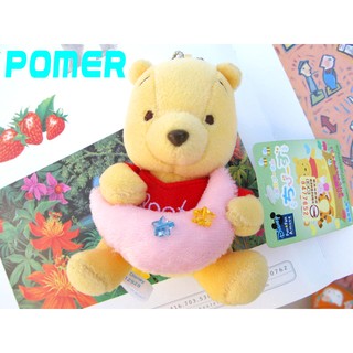 ☆POMER☆日本景品SEGA絕版正品 迪士尼 Winnie The Pooh 小熊維尼 維尼 星星月亮 娃娃玩偶吊飾