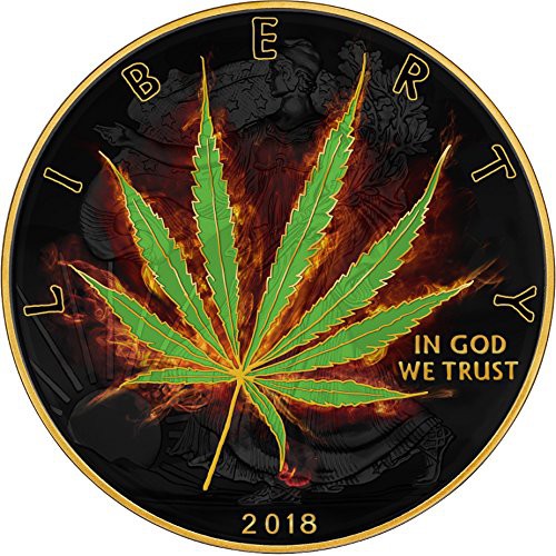 預購 - 2018美國-鷹揚-大麻版-1盎司銀幣