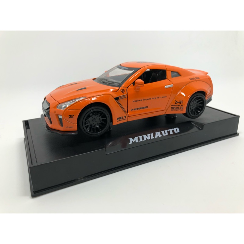 MINIAUTO 1/32 NISSAN GTR 聲光迴力車 LB TARMAC TOMICA JADA 車迷可選擇