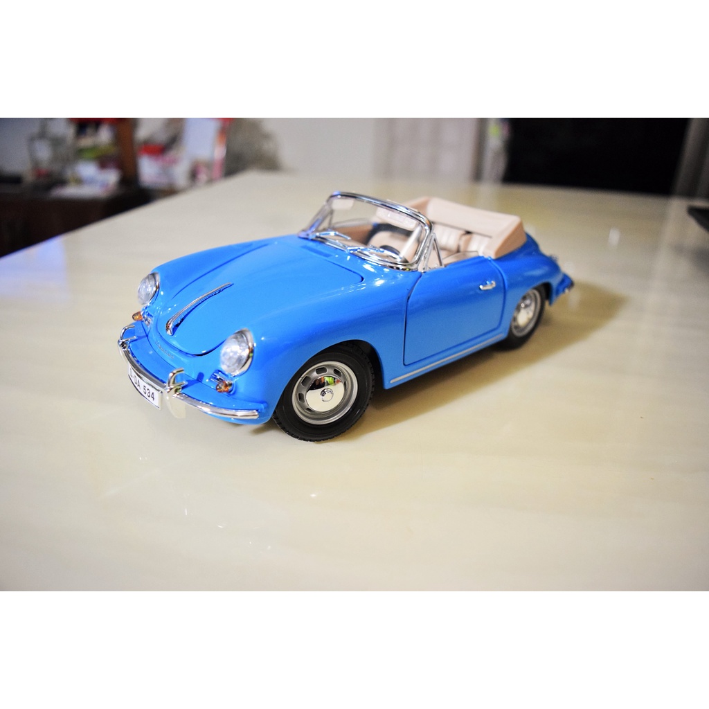 {絕版倉庫} 1:18保時捷的先驅祖先 金龜車 Porsche 356B CABRIOLET 1961年版最後一台!