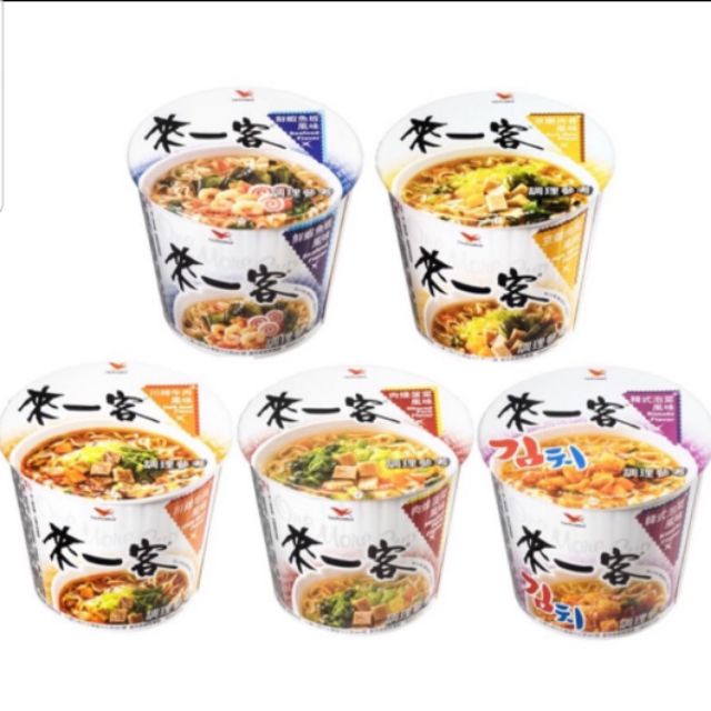 全家小舖 來一客泡麵杯麵碗麵鮮蝦魚板牛肉蔬菜肉燥菠菜京燉肉骨韓式泡菜一箱12入 蝦皮購物