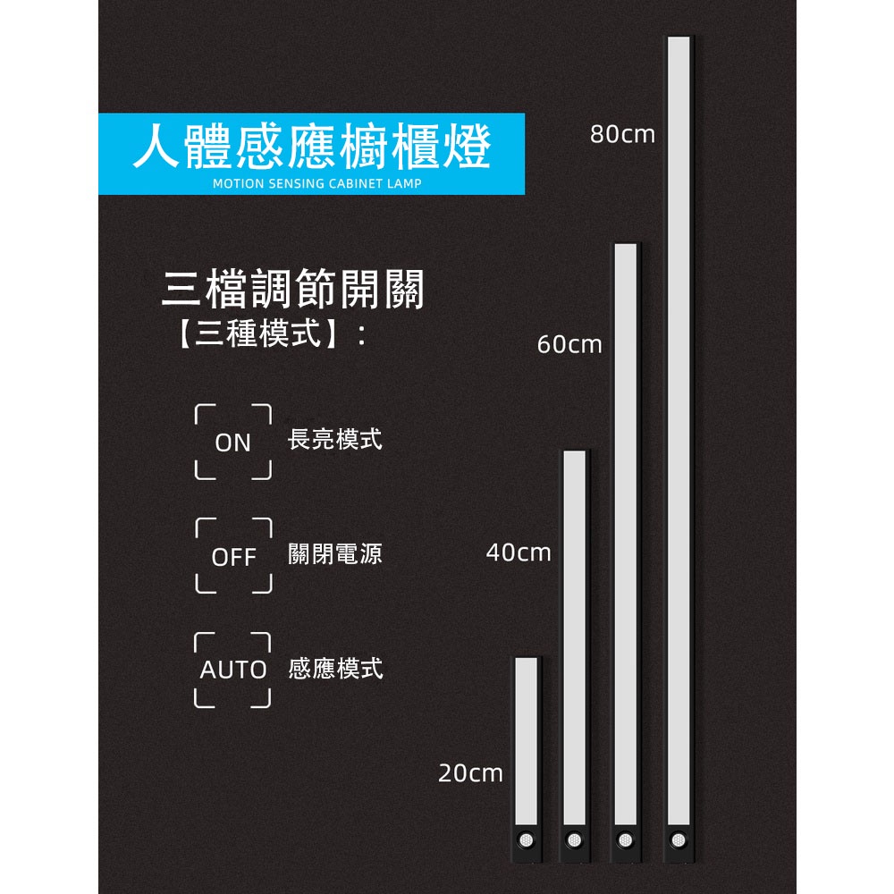 超薄型充電感應燈 led 感應燈條櫥櫃感應燈  USB 充電 感應小夜燈 衣櫃感應燈 磁吸燈 感應燈