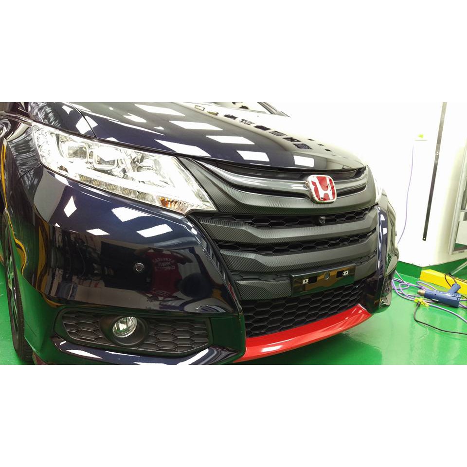 Honda Odyssey水箱護罩3M1080金屬碳纖維包膜