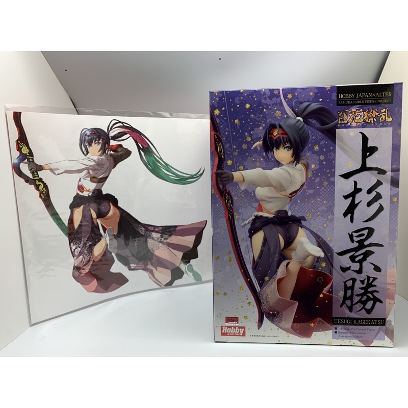 兩津 現貨 代理版hj限定alter 1 8 百花繚亂上杉景勝特典版附海報正版pvc公仔 蝦皮購物