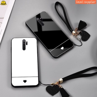愛心玻璃 紅米note8pro 紅米note7手機殼 小米9t/9tpro 小米A3 小米9 小米8保護殼 全包軟邊防摔
