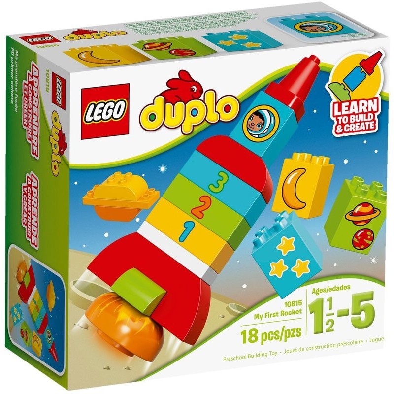 【積木樂園】樂高 LEGO 10815 DUPLO 得寶系列 我的第一座火箭