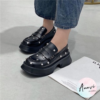 樂福鞋 小皮鞋 厚底鞋 *Annvi-71