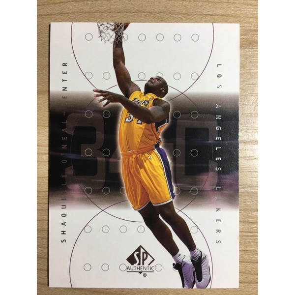 upper deck 2001 SHAQUILLE O'NEAL nba 球員卡 湖人