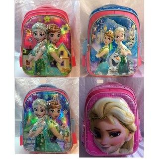 台灣現貨🈶️實拍新款6D立體國小書包FROZEN冰雪奇緣ElsaAnna學生雙肩減壓書包小學1-6年級大容量透氣3層書包