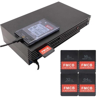 FMCB V1.966 存儲卡閃存棒轉接卡適用於 PS2 PS1 視頻遊戲機