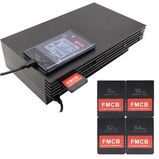 FMCB V1.966 存儲卡快閃記憶體棒轉接卡適用於 PS2 PS1 影片遊戲機