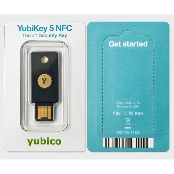 Yubico】YubiKey 5 NFC (含FIDO2功能) | 蝦皮購物