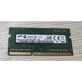Samsung 三星 ddr3l 4g 4gb 1600 RAM SoDimm 記憶體 1.35V筆電 低電壓（8顆粒）