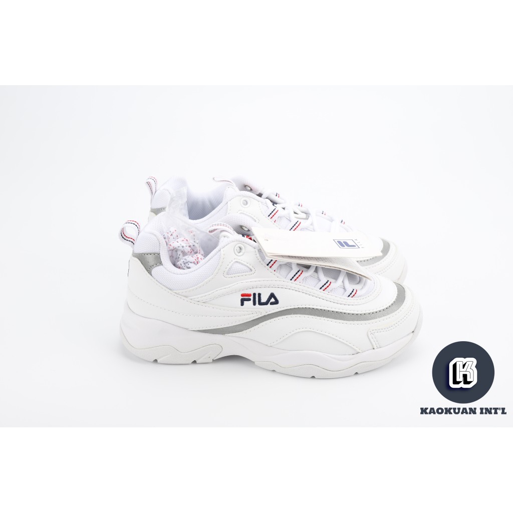 FILA RAY 白銀 反光 3M 韓國 厚底 增高 FS1SIA1165X【高冠國際】