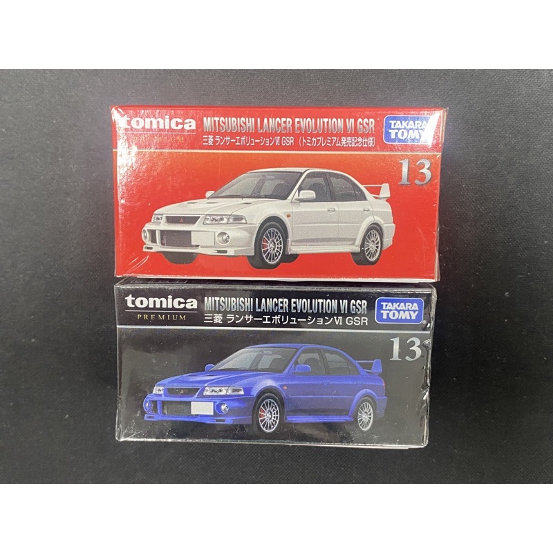 TOMICA 多美 13 MITSUBISHI Lancer Evolution Vi GSR 三菱 模型車 合金 初回