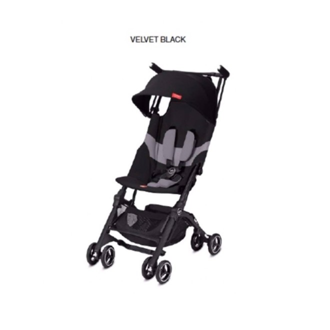 台灣公司貨2019 GB Pockit Plus 半躺折疊嬰兒手推車（黑/灰）