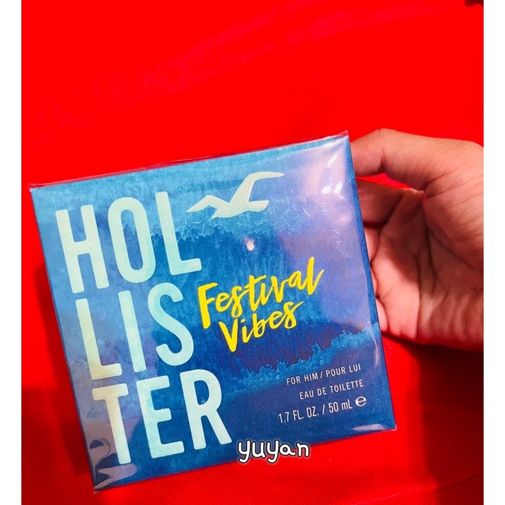 全新 未拆封 美國 Hollister Festival Vibes 節日 共鳴 男性 淡香水 香水50ML 香氛