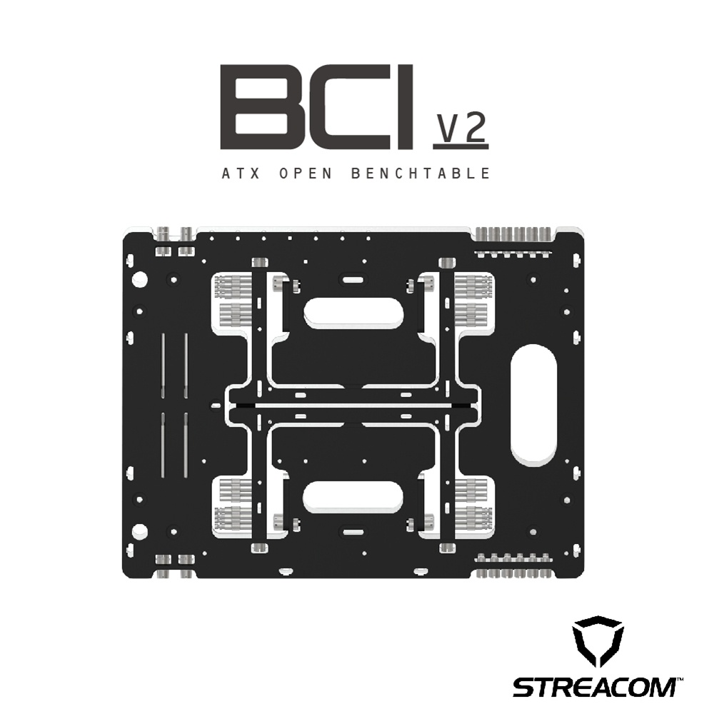 【STREACOM】BC1 Benchtable V2 裸測平台 開放式平台 黑/銀/鈦色