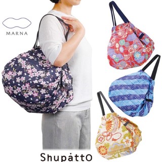 Na日本代購 MARNA Shupatto 限定版 日式風萬用包M 萬用摺疊包 購物袋 收納袋 環保袋 旅行袋