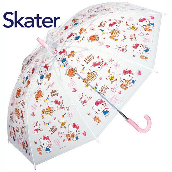 [現貨]日本正版 SKATER 三麗鷗 HELLO KITTY 雙子星 孩童用 雨傘 傘具 按壓傘~MINI醬日系精品屋