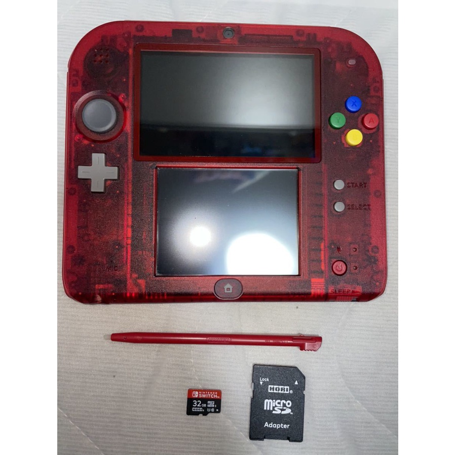 2ds 寶可夢紅神奇寶貝限定主機美品2手 蝦皮購物