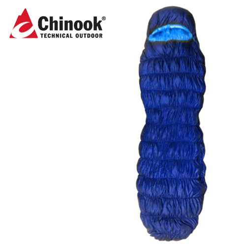 【CHINOOK 加拿大】Stretch 隨身變形登山睡袋 露營睡袋 M550 午夜藍 (20806)