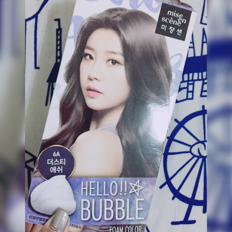 韓國 hello bubble 泡泡染髮劑 6A
