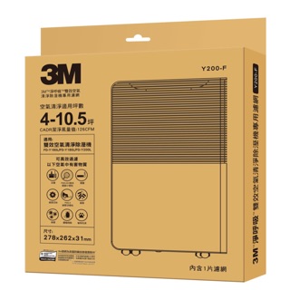 3M 雙效空氣清淨除溼機專用濾網（Y200-F)