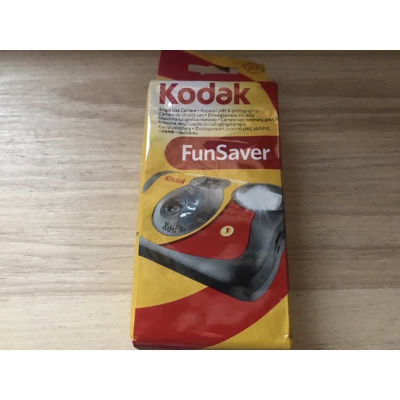 Kodak FunDaver 27張閃光版過期傻瓜相機 即可拍