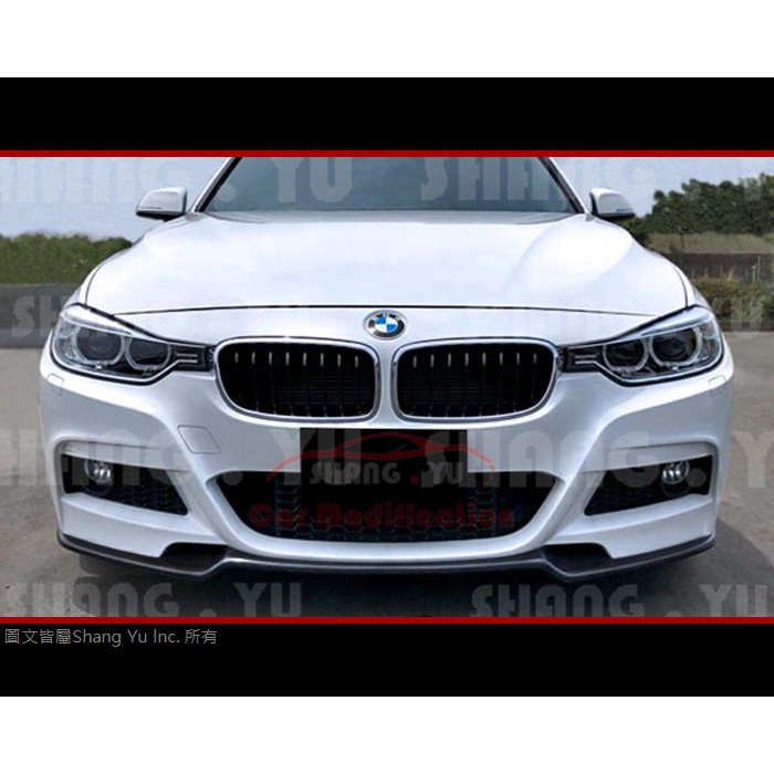 BMW 3-Series F30 F31 前下巴 定風翼 套件 11 12 13 14 15 16