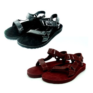 TEVA W ORIGINAL UNIVERSAL PATENT LEATHER 織帶涼鞋 女款 1012470