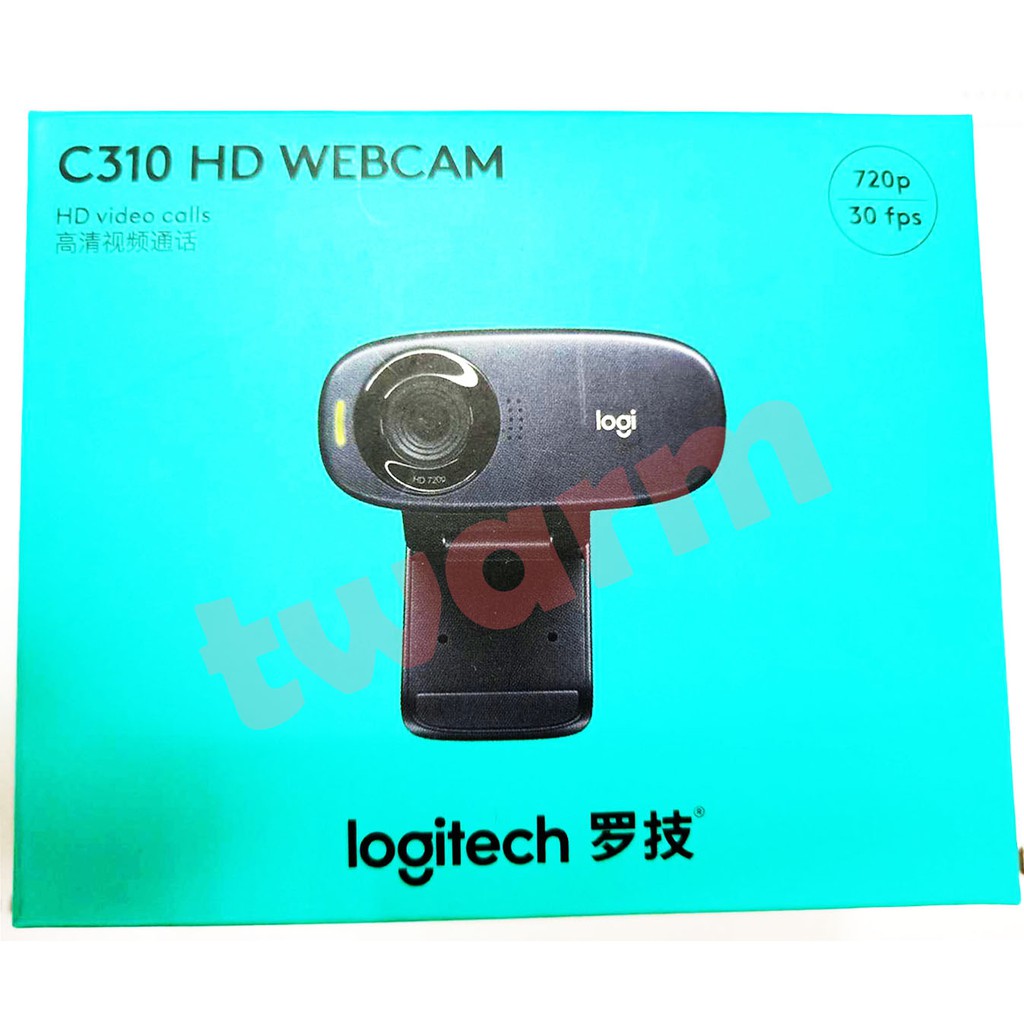 羅技 (Logitech) C310 HD 羅技 視訊攝影機 內建麥克風 攝像頭遠程教育麥克風臺式機