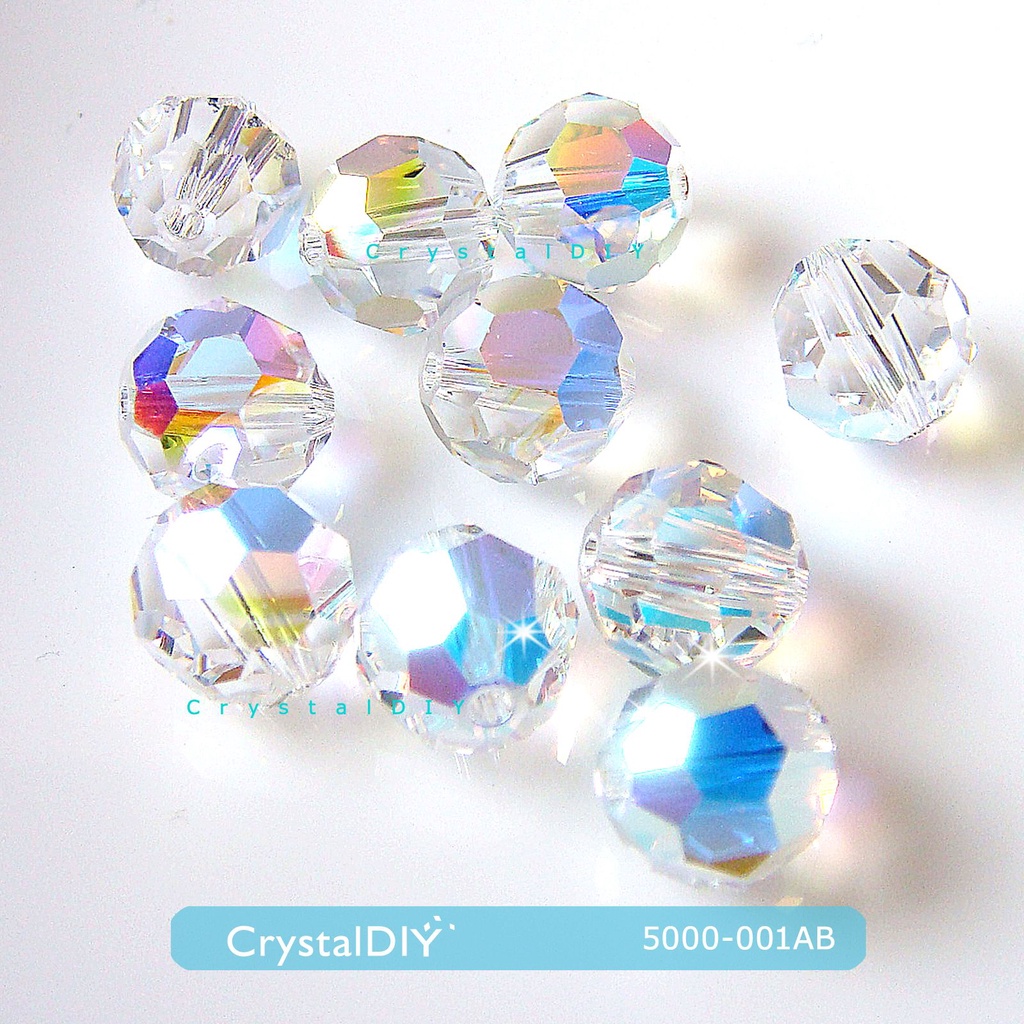 奧地利水晶SW水晶串珠#5000 12mm水晶亮彩(#001AB) 每包10顆 項鍊手環耳環手作素材