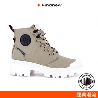 PALLADIUM PALLABASE METRO 新款拉鏈美腿靴 女款 沙漠灰 97346-297【Findnew】