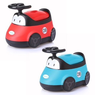 BABYHOOD 小汽車座便器(紅/藍)【麗兒採家】