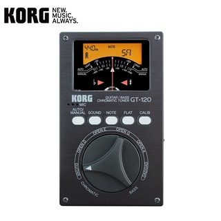 【KORG】 GT-120 吉他貝斯專用多功能調音器 數位指針調音器｜穎凱公司貨 保固一年